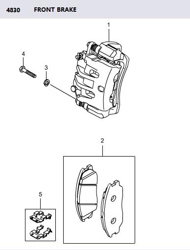 STAVIC SV270 SV2.0 4830 FRONT BRAKE