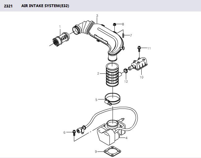 1041403812 Rexton Rx280 Rx320 Stavic Sv320 Chairman CM500 CM600 Chairman S280 S320 Korando e320