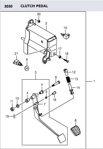 3041321000 Bush Stopper Brake Switch Actyon Sports 1 Actyon Sports 2 Kyron Korando C Stavic Sv2.0 Stavic Sv270