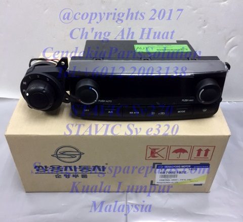 6870021021 6870021022 Control Air Cond Panel FATC With Rear Controller Stavic Sv270 Stavic Sv e320