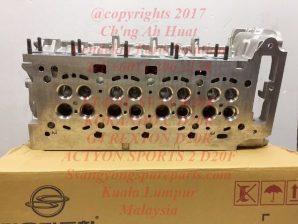 6710101020 6710102020 6710103020 6710102220 Cylinder Head Stavic Sv2.0 Korando C G4 Rexton Actyon Sports 2 D20R D20F Engine