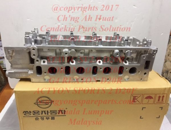 6710101020 6710102020 6710103020 6710102220 Cylinder Head Stavic Sv2.0 Korando C G4 Rexton Actyon Sports 2 D20R D20F Engine