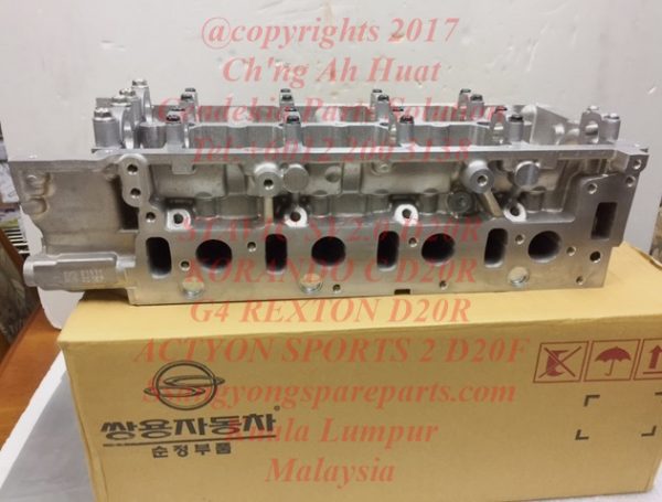 6710101020 6710102020 6710103020 6710102220 Cylinder Head Stavic Sv2.0 Korando C G4 Rexton Actyon Sports 2 D20R D20F Engine