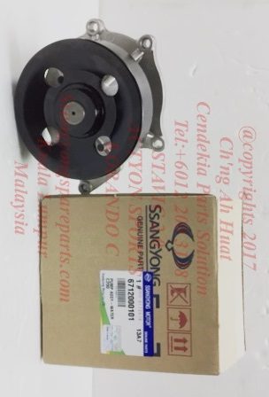 6712000101 Water Pump Korando C Actyon Sports New Stavic Rodius Sv2.0