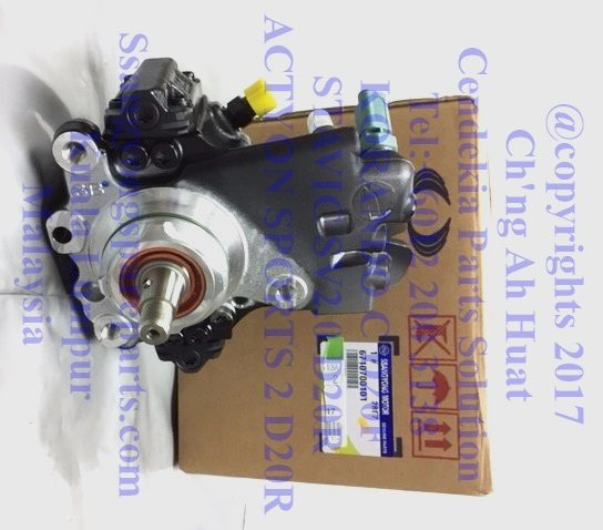 6710700101 Fuel Pump High Pressure Stavic 2.0 Korando C Actyon Sports 2